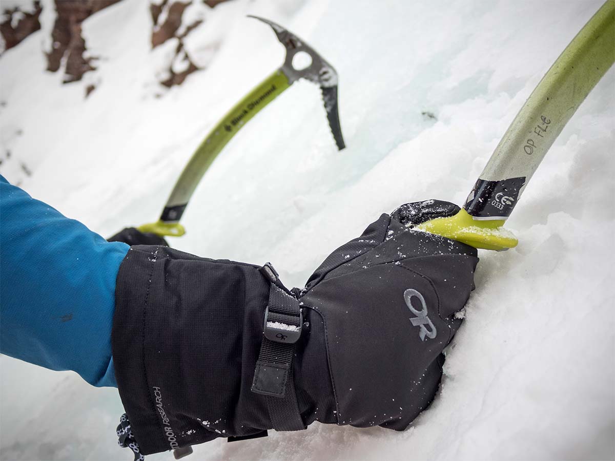 Winter Gloves (ice climbing in OR Alti gloves)